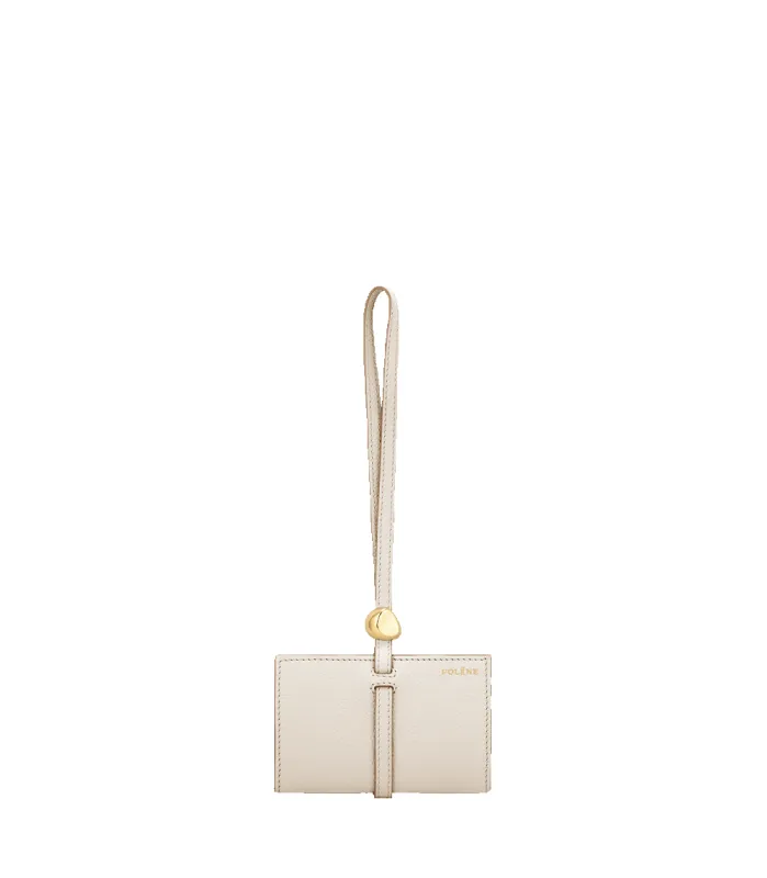 Kayé Card Holder - Textured Duo Chalk made by Polène