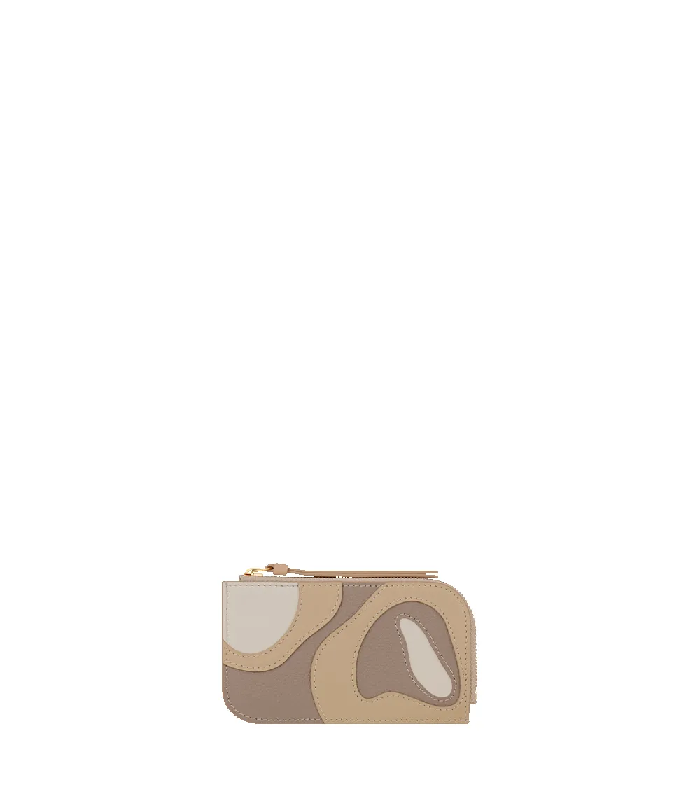 Atla Card Holder - Trio Taupe sold by Polene
