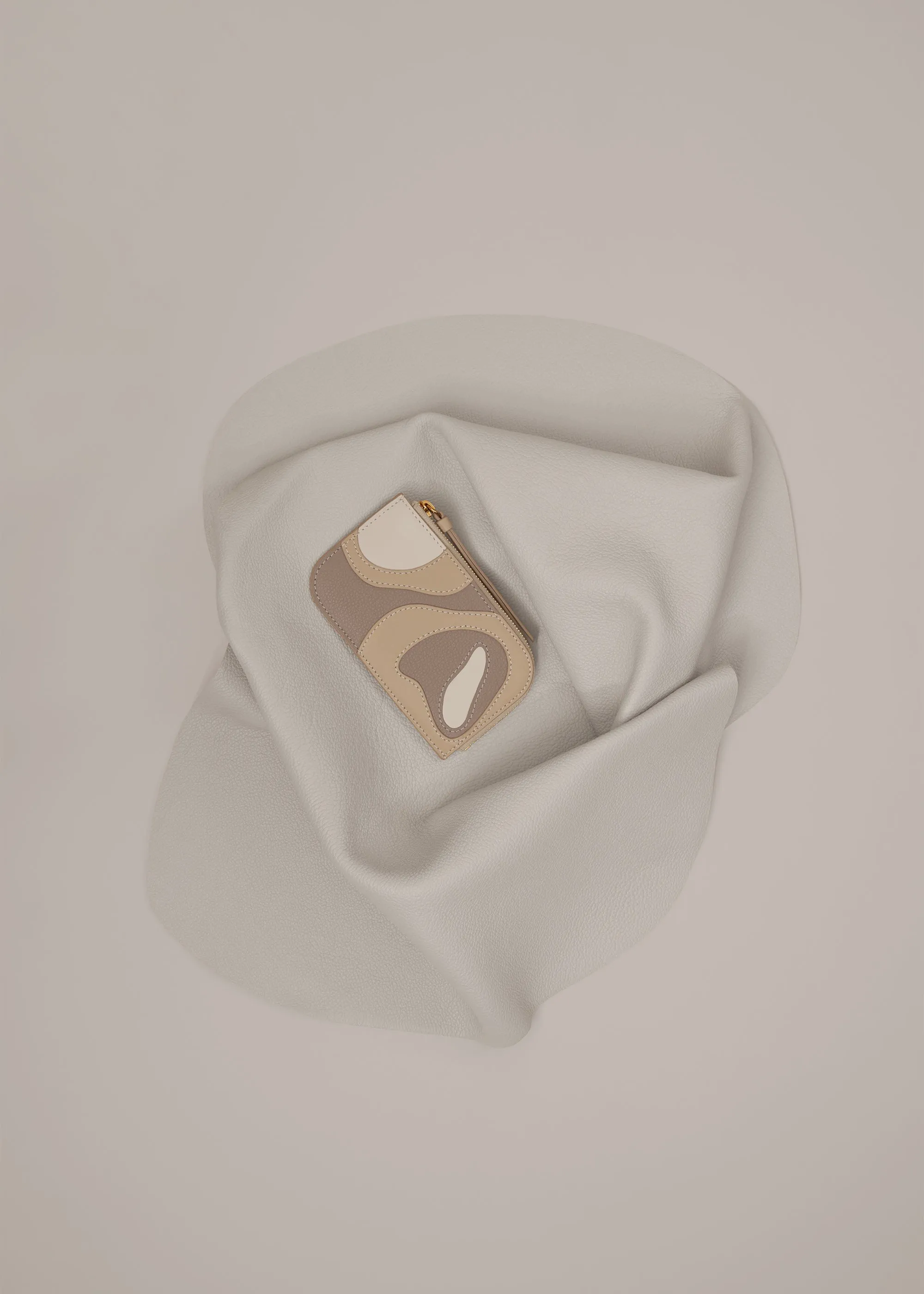 Atla Card Holder - Trio Taupe sold by Polene product image thumbnail 4