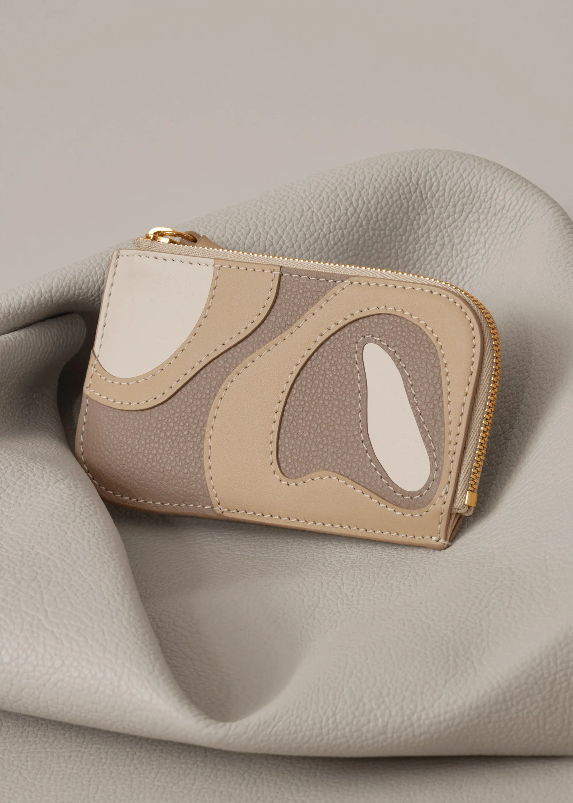 Atla Card Holder - Trio Taupe sold by Polene product image thumbnail 2