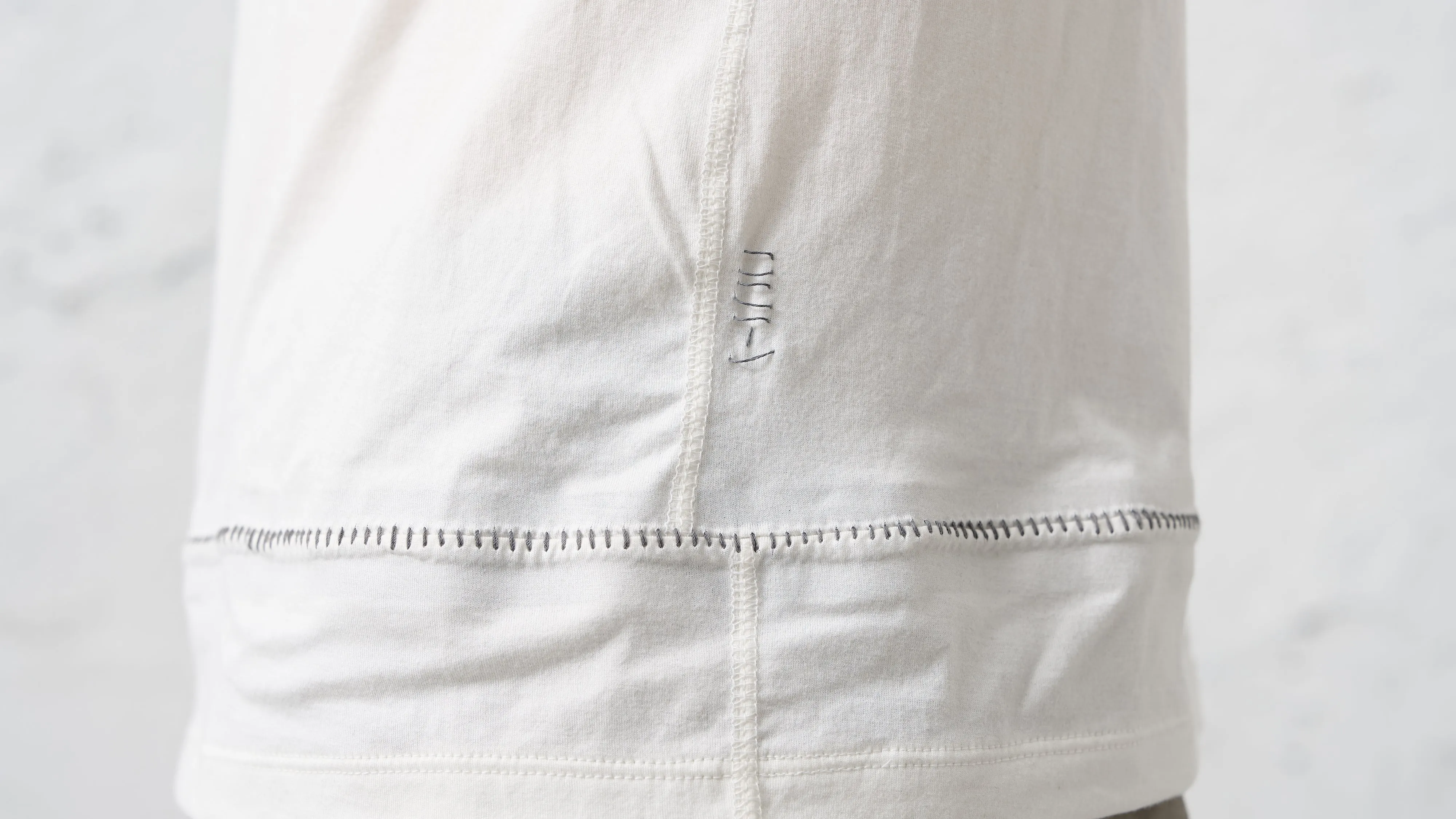 <span>25.1</span><span>"BASE"</span>T-SHIRTS L/S <br>SUPIMA COTTON 40'<br>WHITE sold by taichi murakami product image thumbnail 2