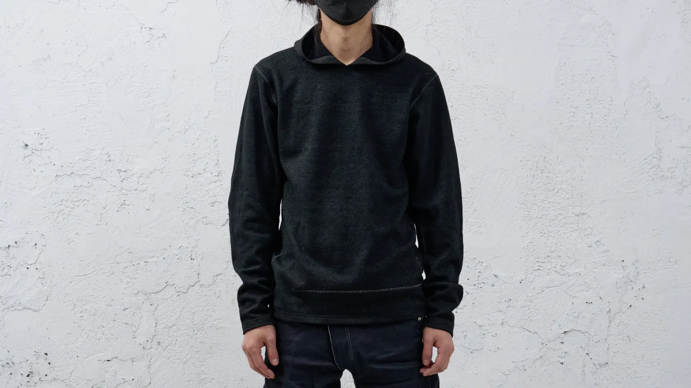 <span>26.2</span><span>"DISPLACEMENT"</span>T-SHIRTS L/S HOODED<br>DNA PAPER X SUPER160 JERSEY<br>KHAKI sold by taichi murakami