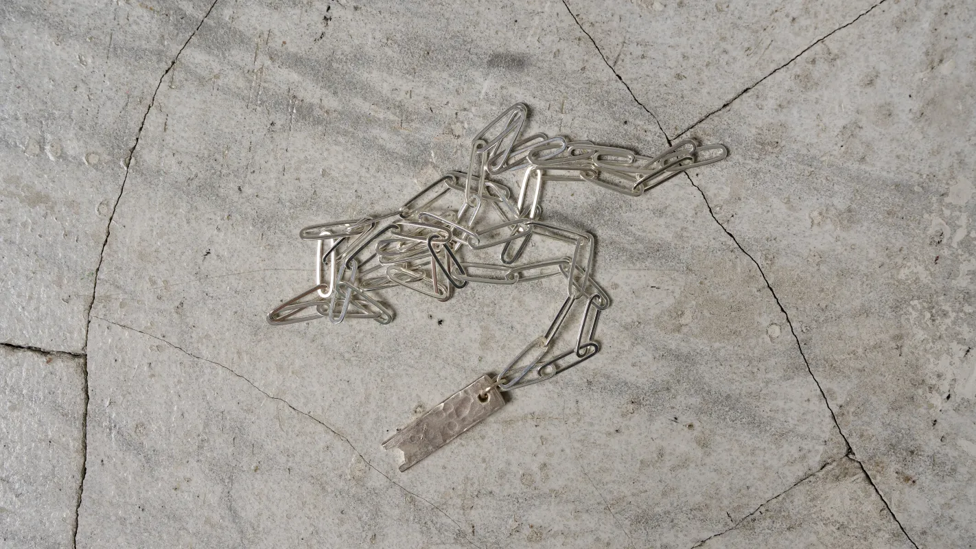 <span>25.1</span><span>"OTHERS"</span>WRENCH FOR HOSEBAND NECKLACE<br>PURE STERLING SILVER.925<br>POLISHED sold by taichi murakami