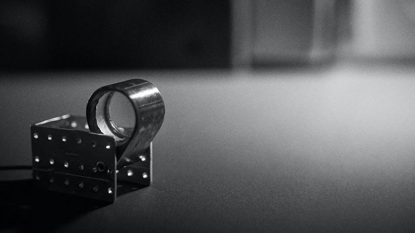 <span>22.1</span><span>" LOUPE "</span>FOLDABLE LOUPE NECKLACE<BR>STERLING SILVER925<BR>OXDISED sold by taichi murakami