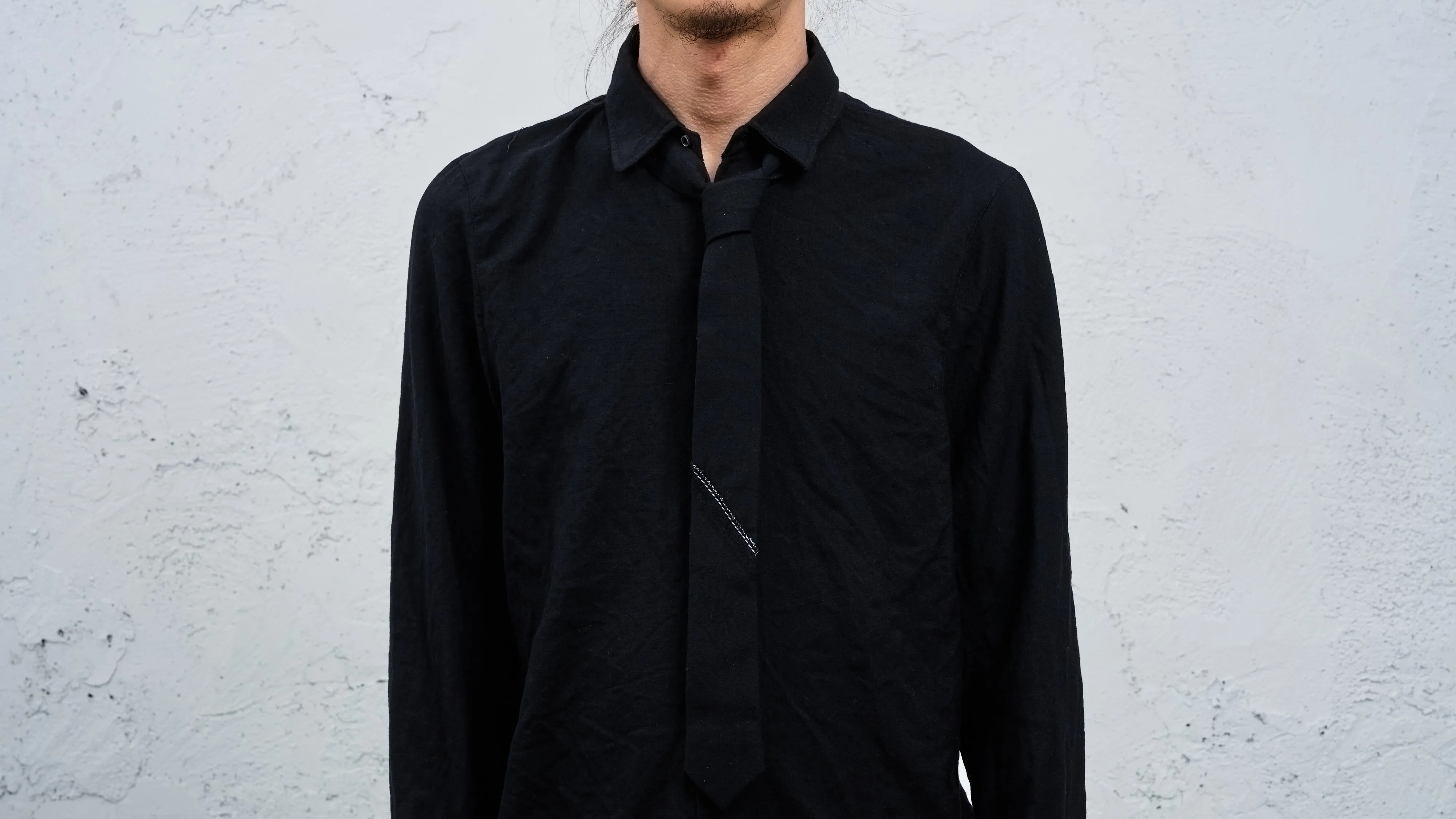 <span>27.1</span><span>"OTHERS"</span>TIE<br>SUPER 140' VERGIN WOOL<br>BLACK sold by taichi murakami