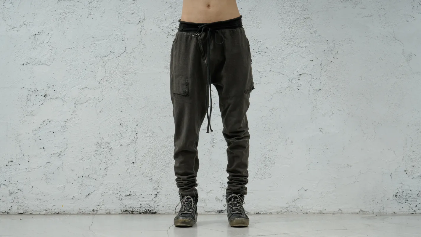 <span>27.1</span><span>"BASIC"</span>SWEAT PANTS<br>UNBALANCED COTTON JERSEY made by taichi murakami