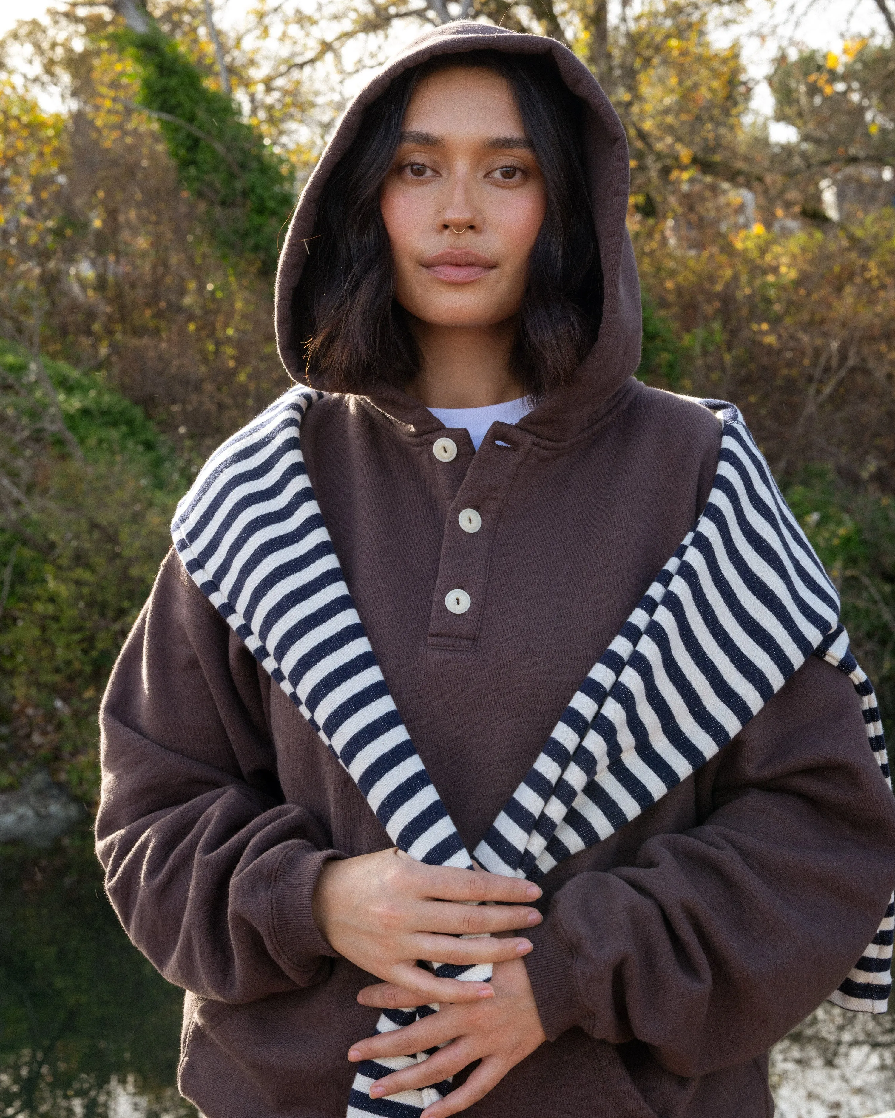 Button Hoodie sold by Okay to Rest