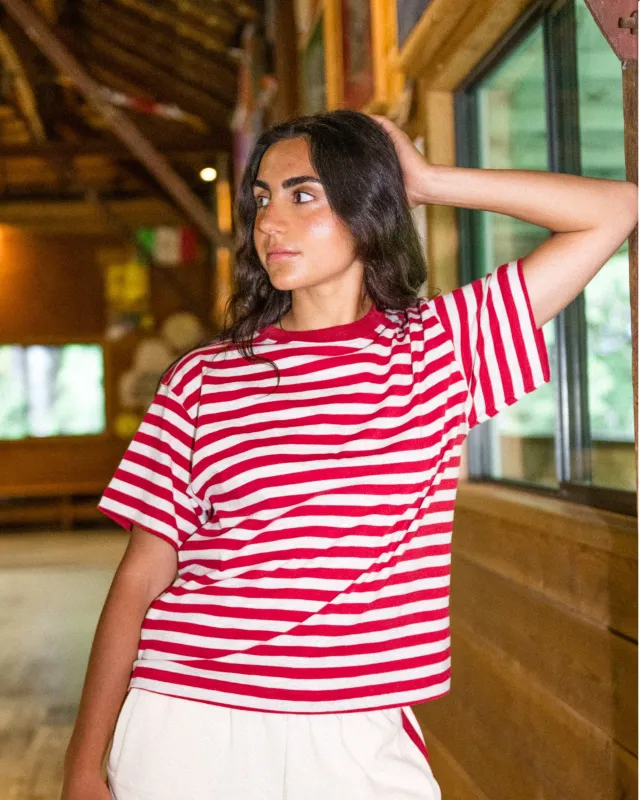 Stripey Tee made by Okay to Rest