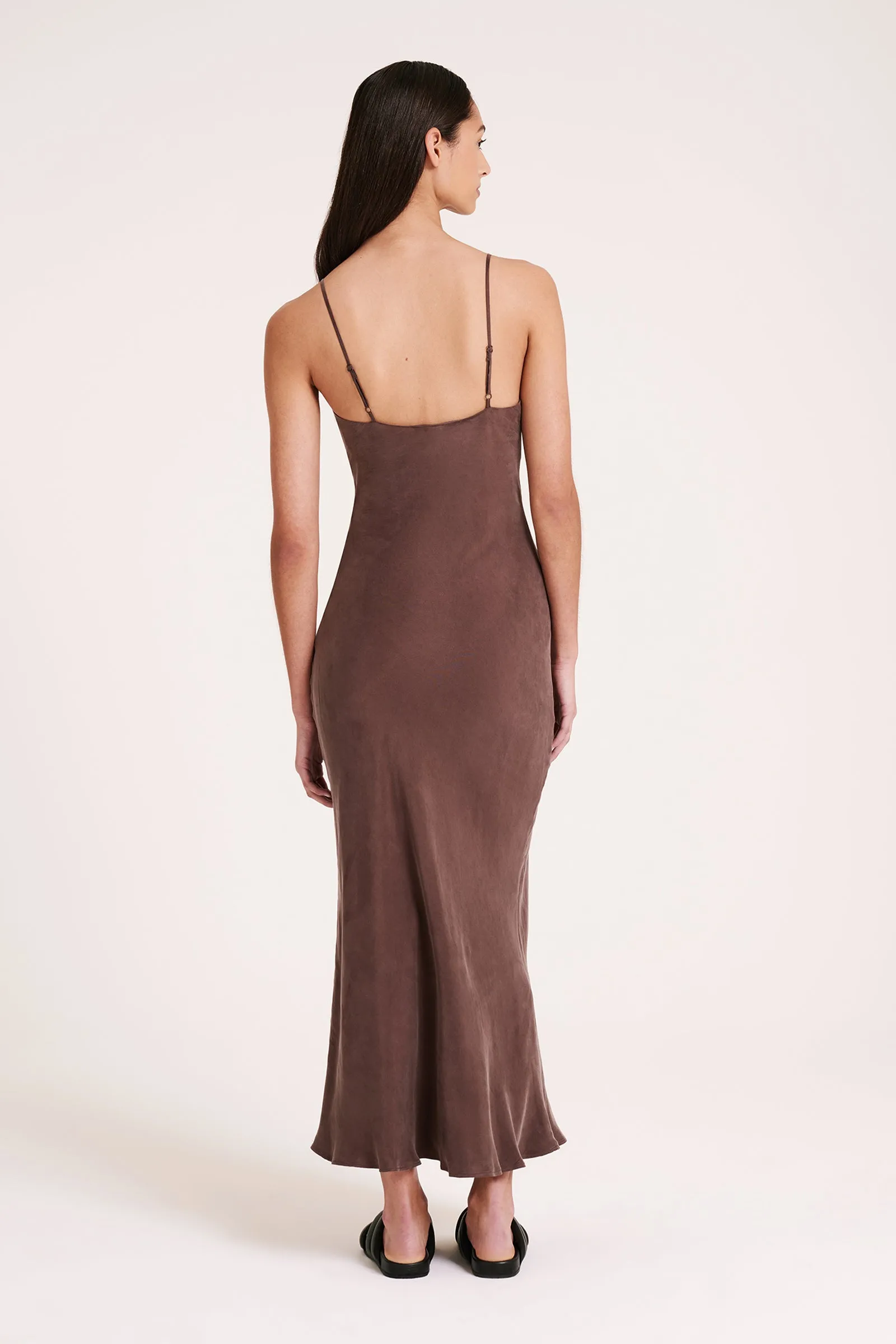 SIA CUPRO SLIP DRESS sold by Nude Lucy product image thumbnail 3
