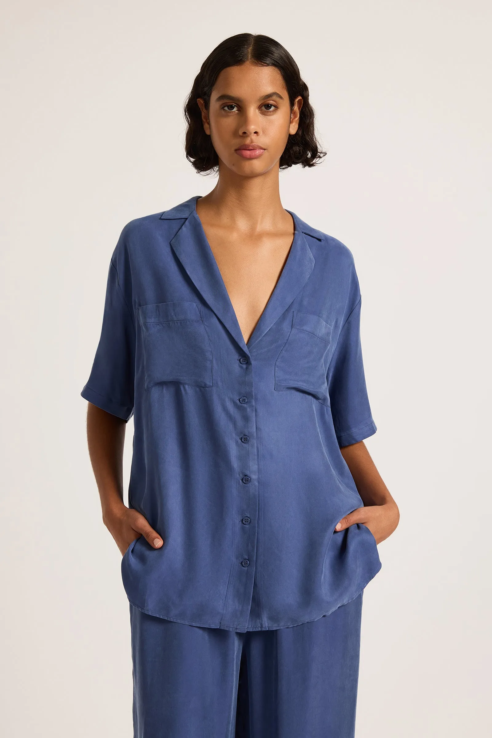 LUCIA CUPRO SHIRT sold by Nude Lucy product image thumbnail 2