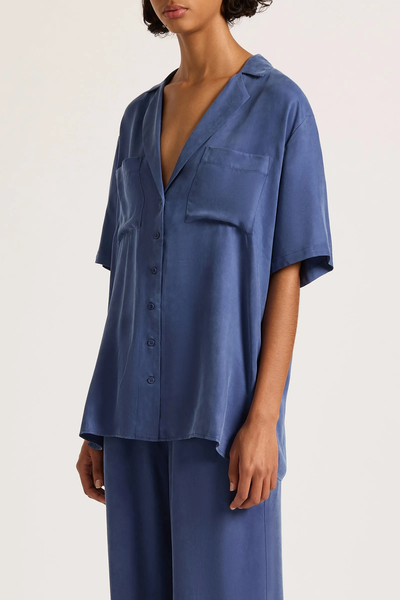 LUCIA CUPRO SHIRT sold by Nude Lucy product image thumbnail 5