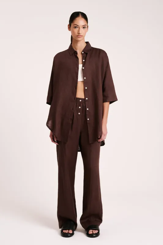 LOUNGE LINEN PANT sold by Nude Lucy