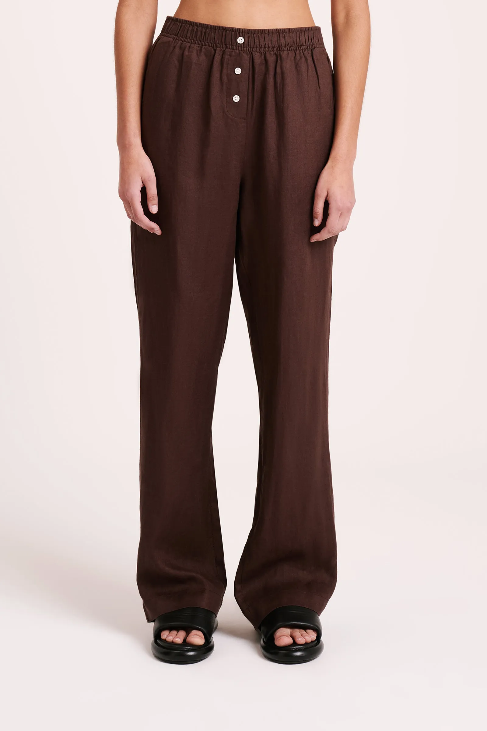 LOUNGE LINEN PANT sold by Nude Lucy product image thumbnail 2