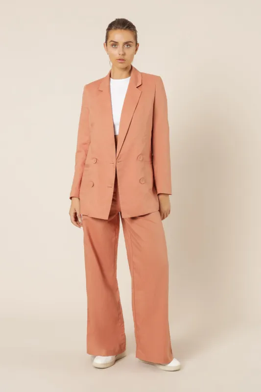 ALBA LINEN BLAZER sold by Nude Lucy