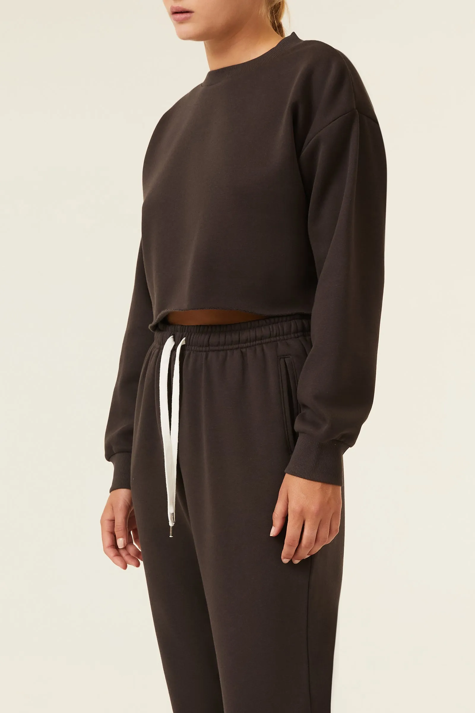 CARTER CLASSIC CROP SWEAT sold by Nude Lucy product image thumbnail 3