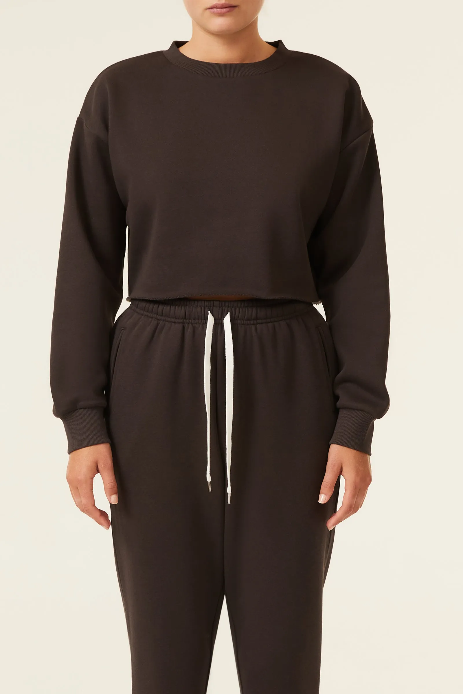 CARTER CLASSIC CROP SWEAT sold by Nude Lucy product image thumbnail 2