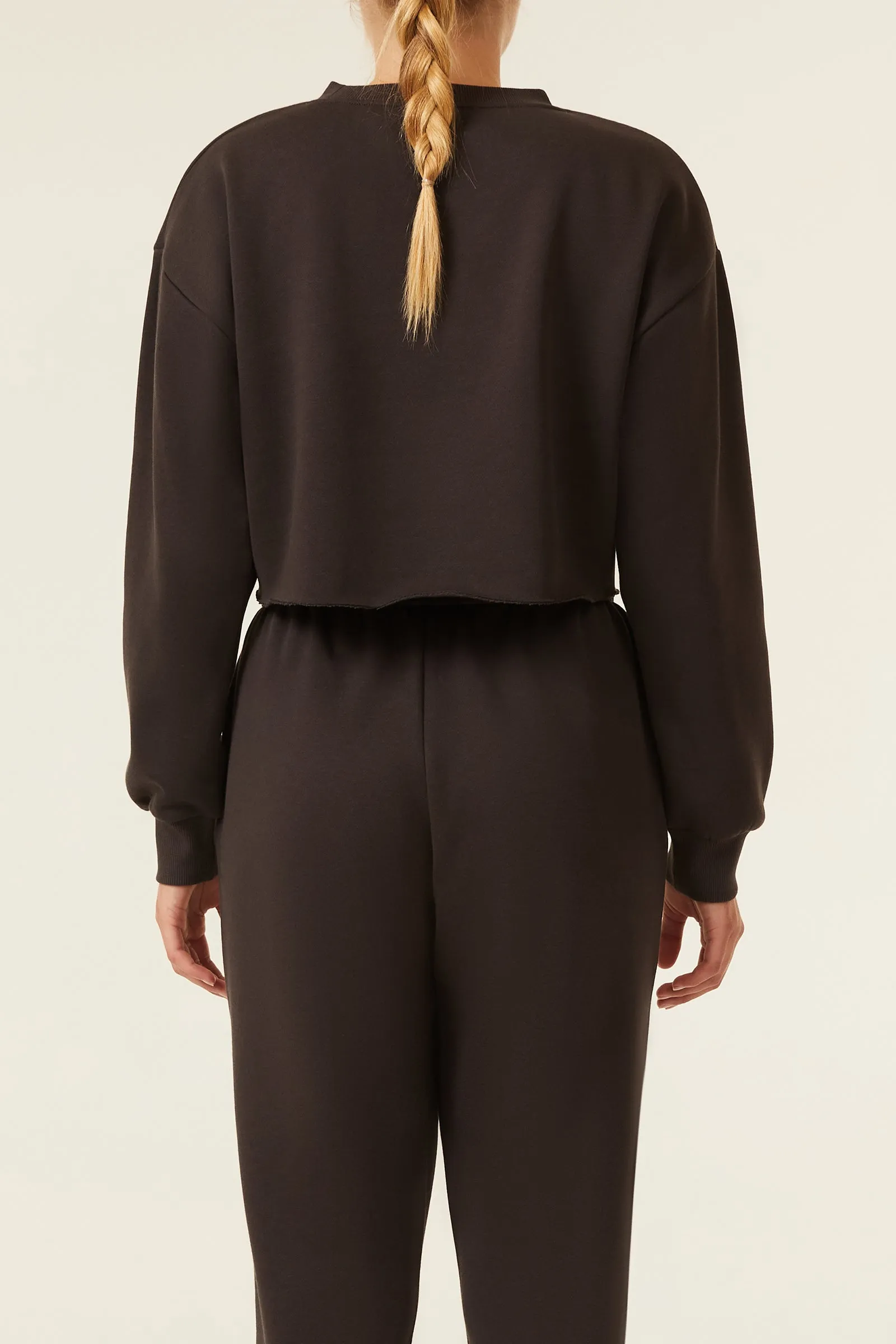 CARTER CLASSIC CROP SWEAT sold by Nude Lucy product image thumbnail 4