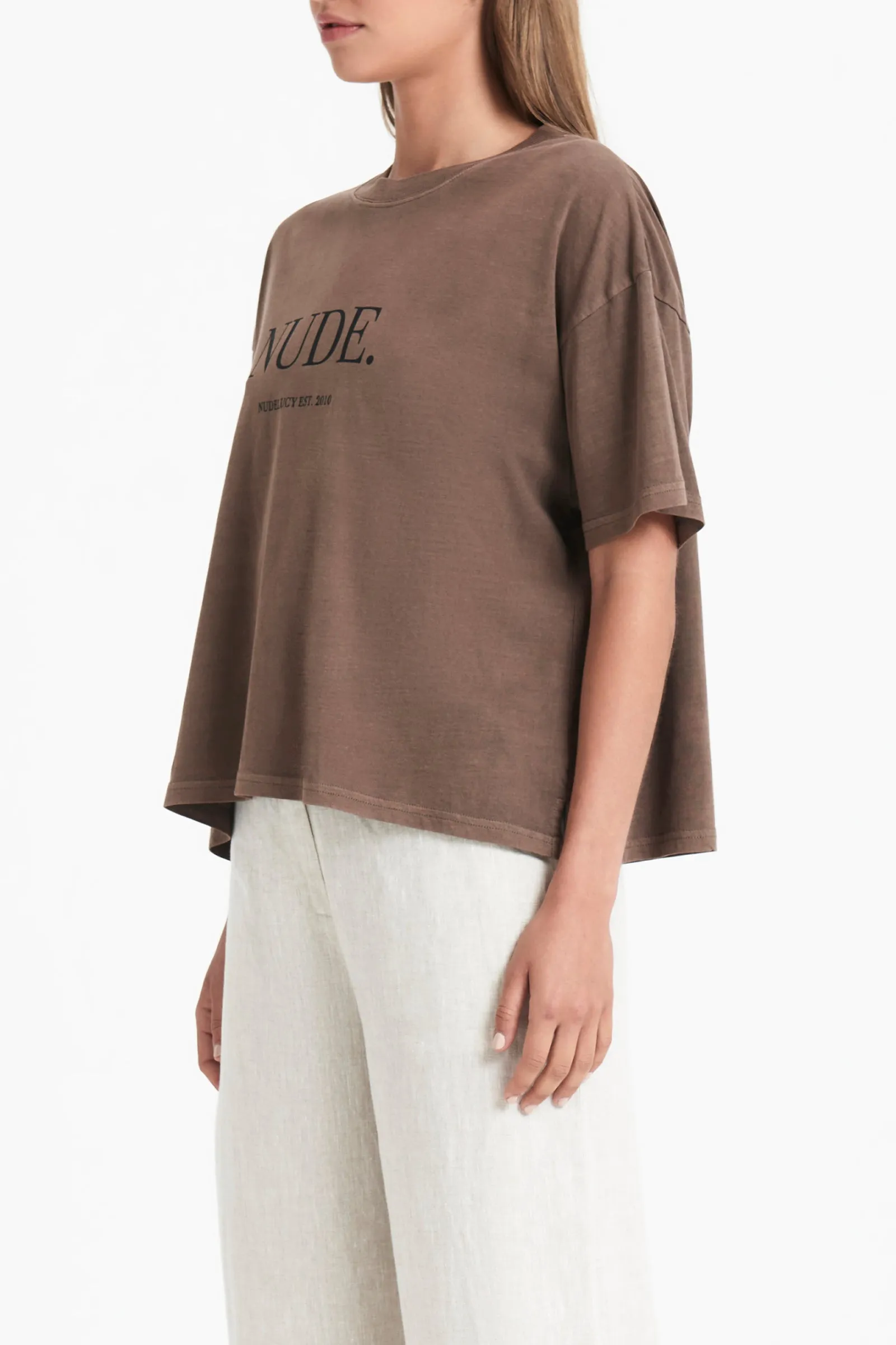 NUDE. WASHED TEE sold by Nude Lucy product image thumbnail 4