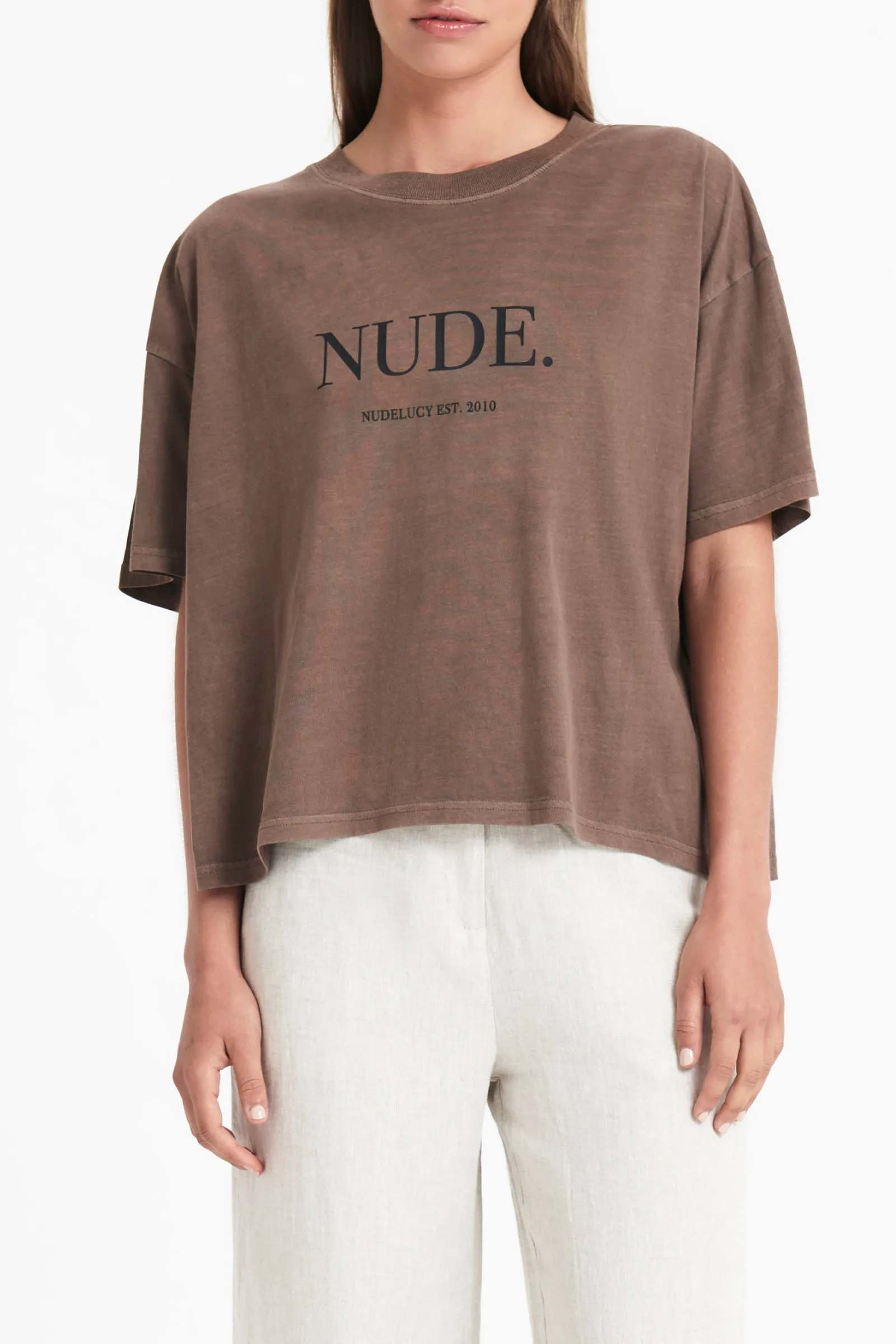 NUDE. WASHED TEE sold by Nude Lucy product image thumbnail 3