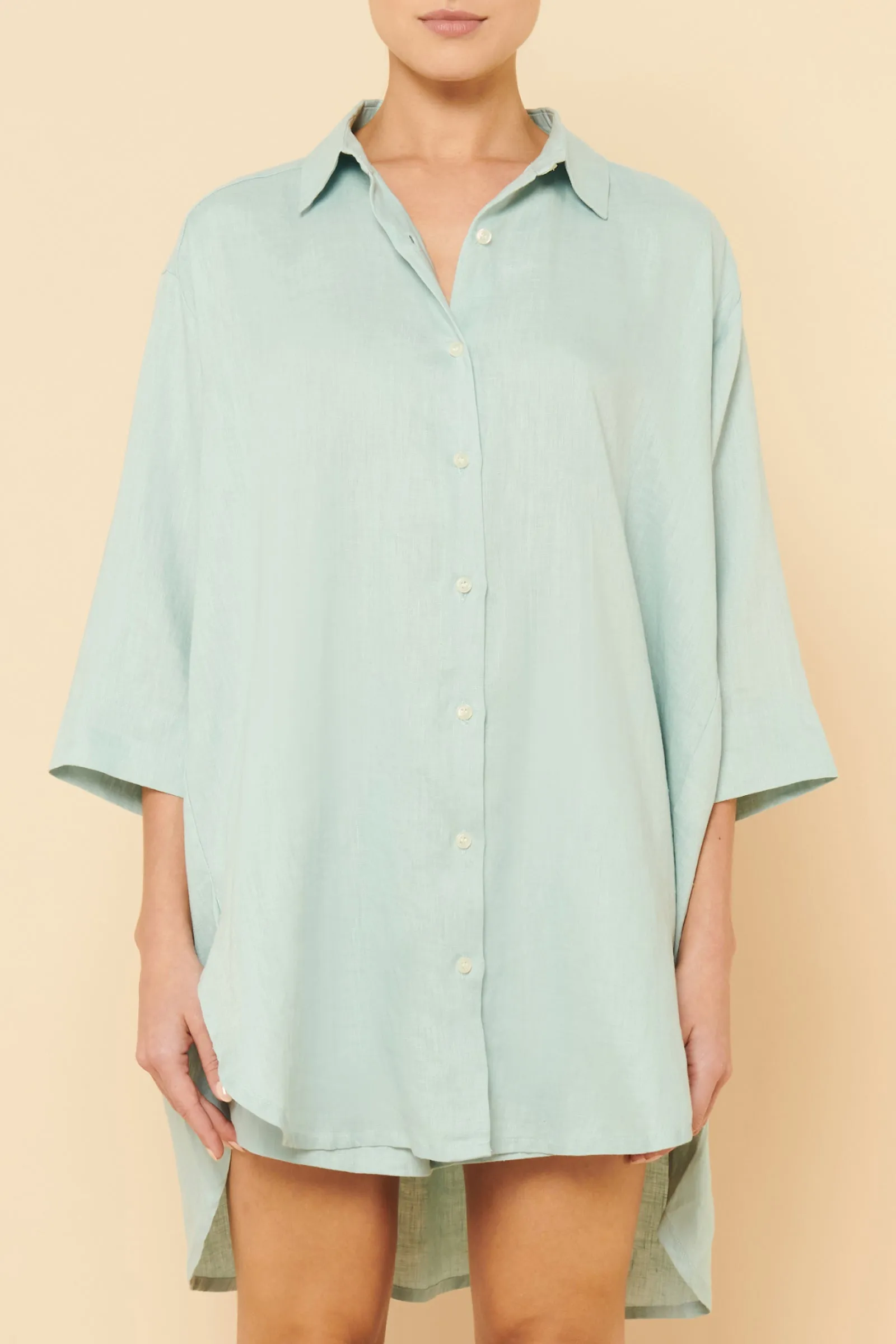 NUDE LOUNGE LONGLINE SHIRT sold by Nude Lucy product image thumbnail 2