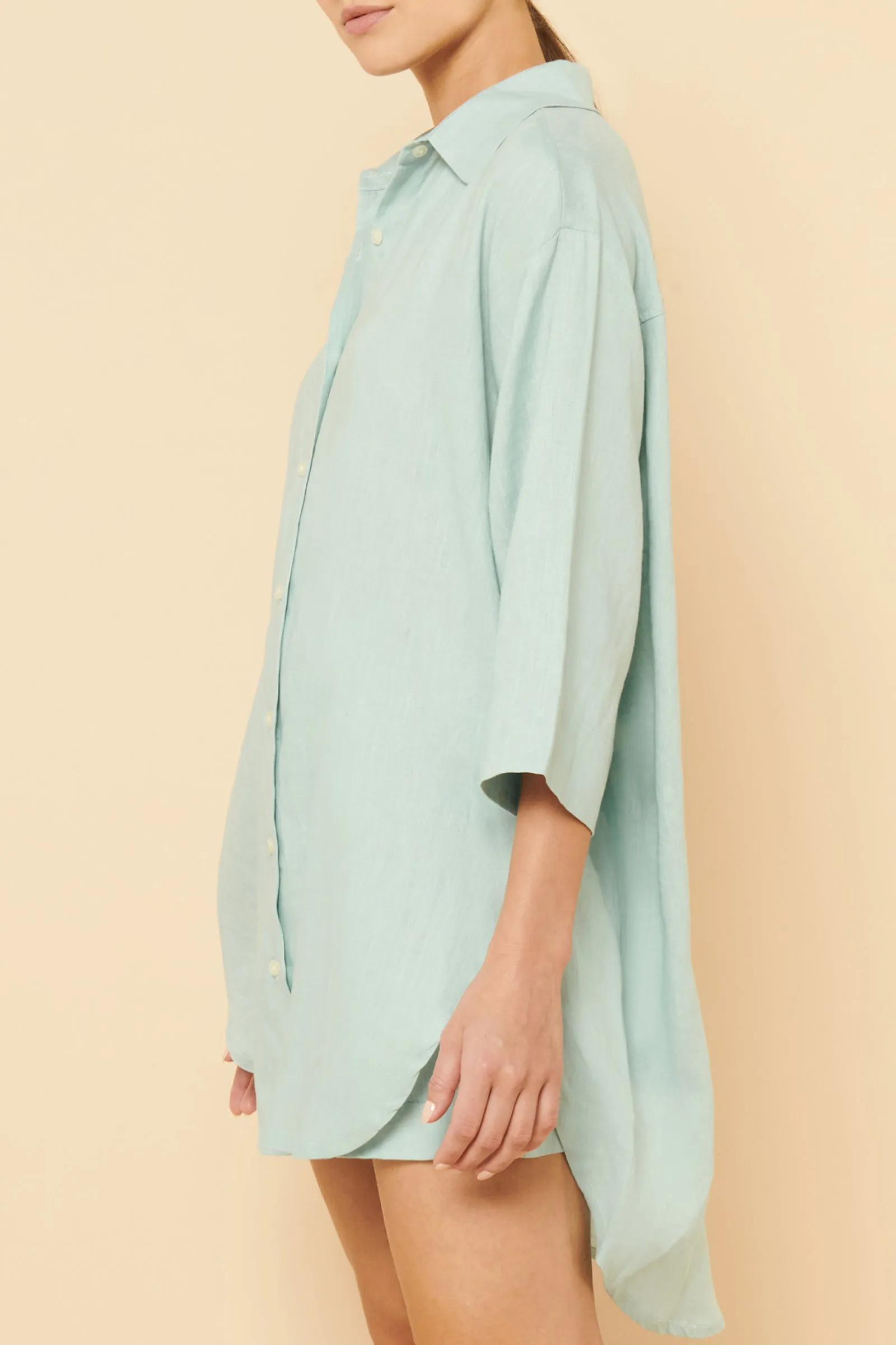NUDE LOUNGE LONGLINE SHIRT sold by Nude Lucy product image thumbnail 3