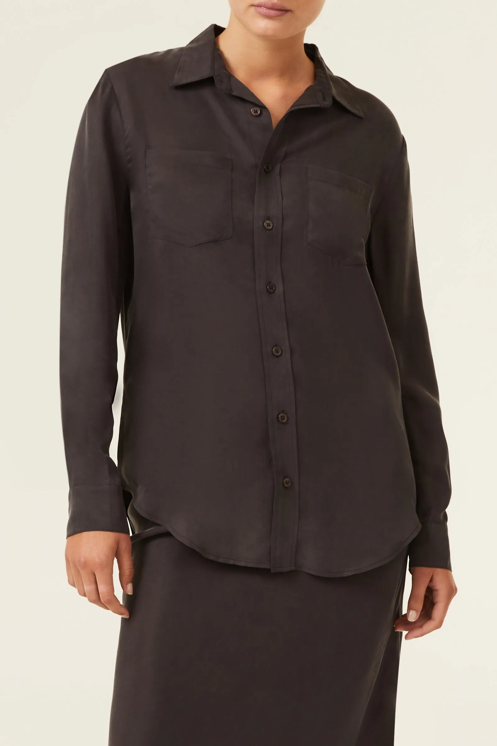 HARLOW CUPRO SHIRT sold by Nude Lucy product image thumbnail 2