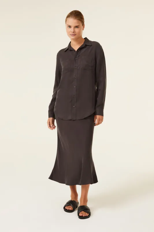 HARLOW CUPRO SHIRT sold by Nude Lucy