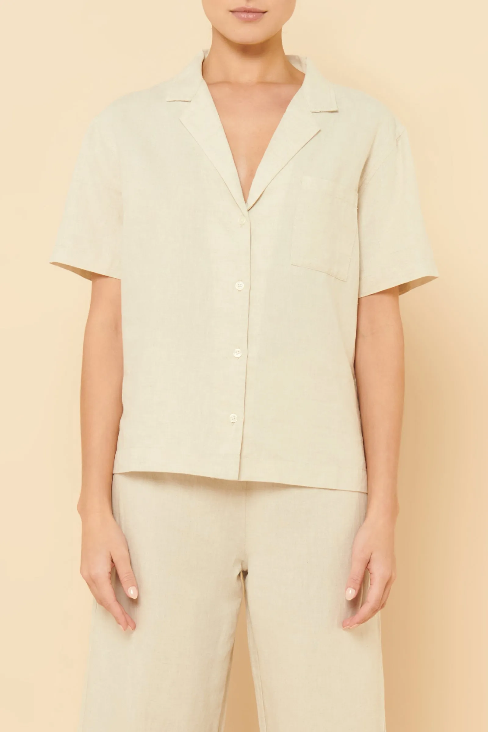EZRA LINEN SHIRT sold by Nude Lucy product image thumbnail 2