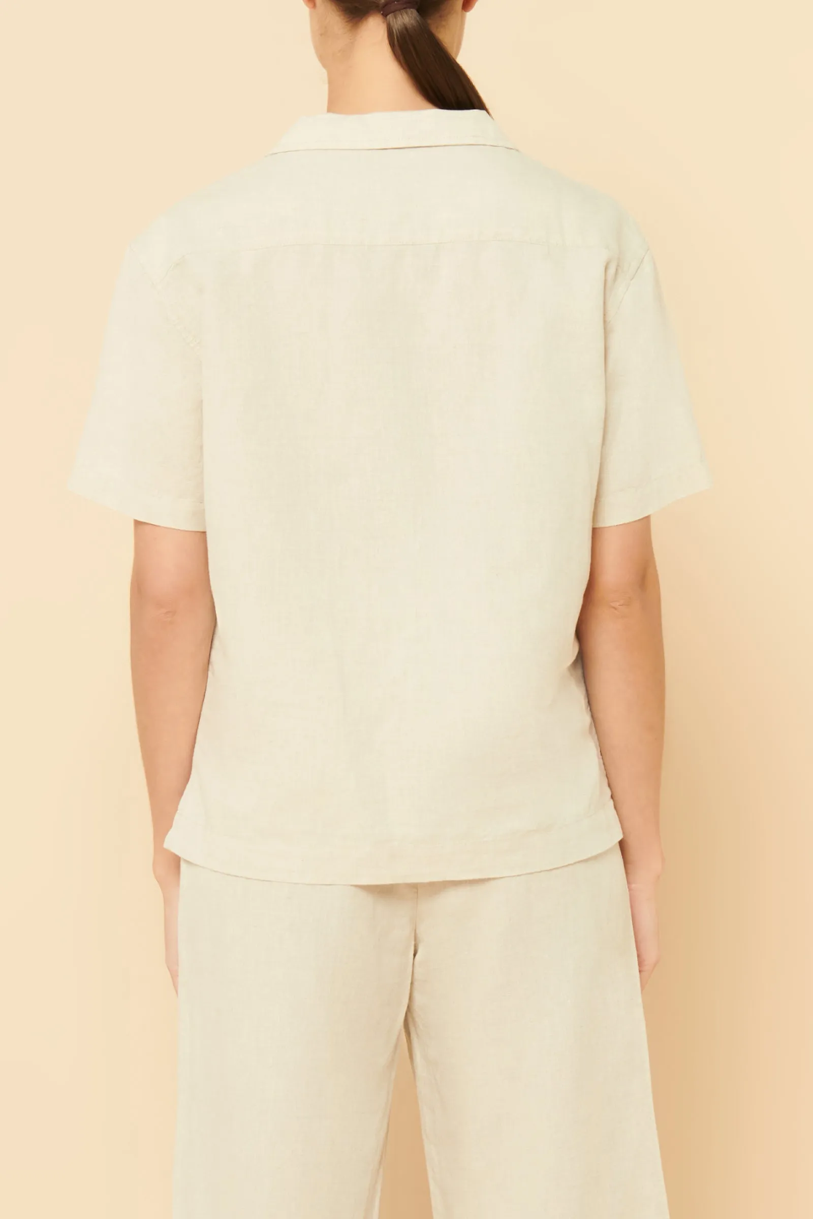 EZRA LINEN SHIRT sold by Nude Lucy product image thumbnail 4
