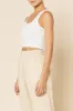 JADE BUTTON FRONT WAFFLE TANK sold by Nude Lucy