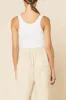 JADE BUTTON FRONT WAFFLE TANK sold by Nude Lucy