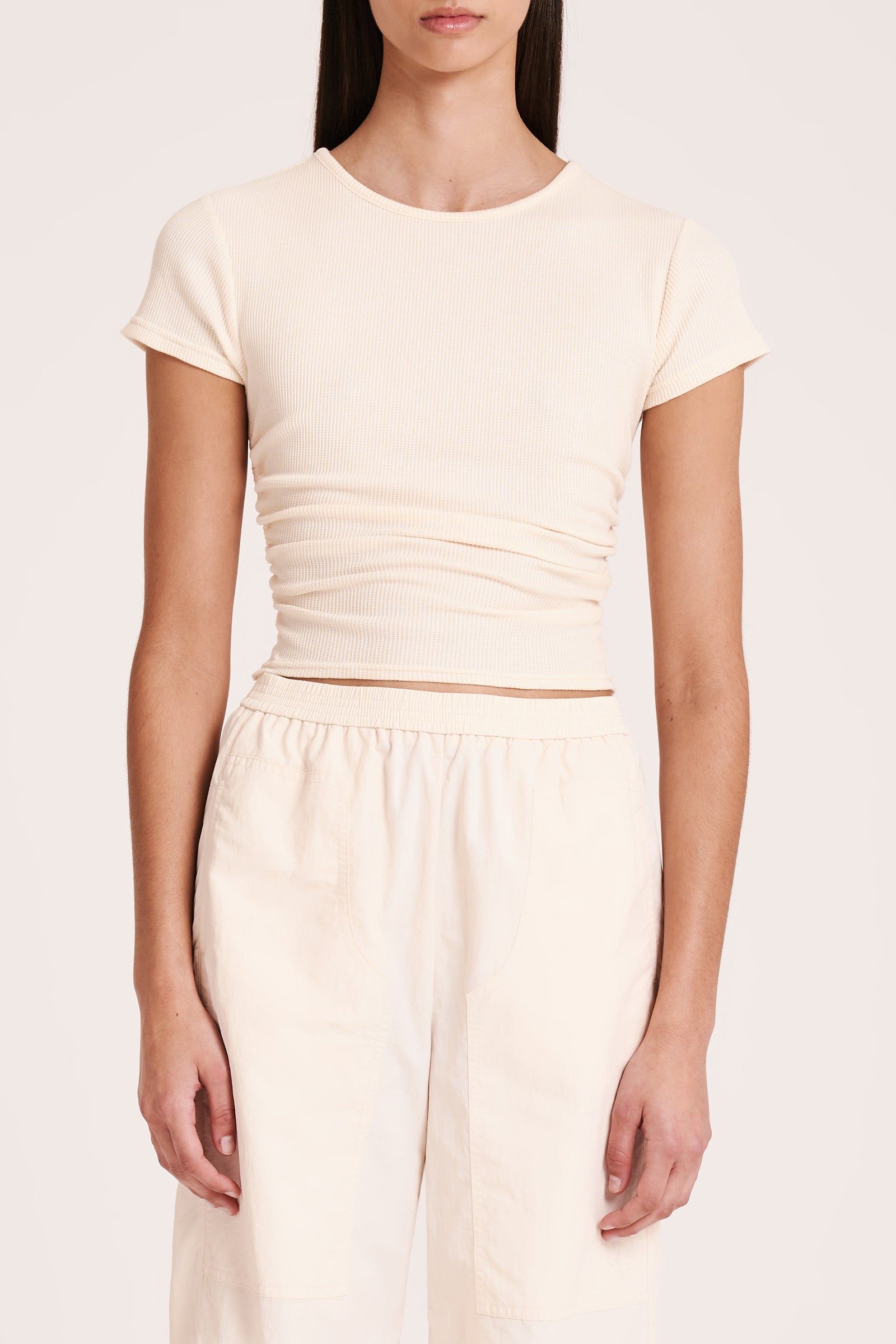 TYE GATHERED TEE sold by Nude Lucy product image thumbnail 2