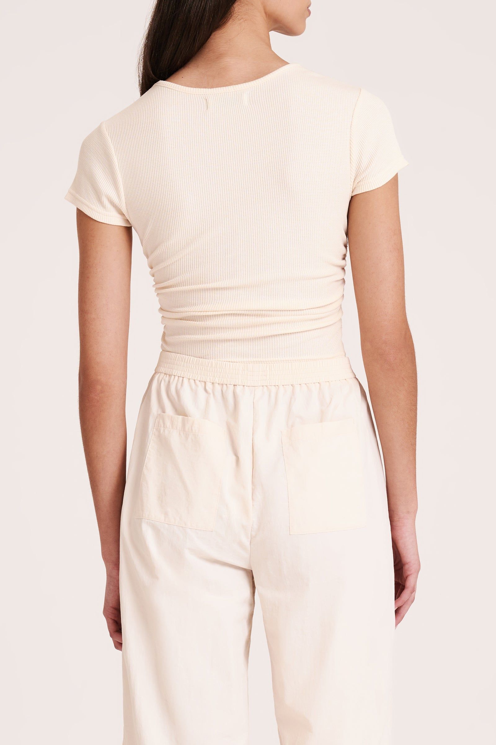 TYE GATHERED TEE sold by Nude Lucy product image thumbnail 4