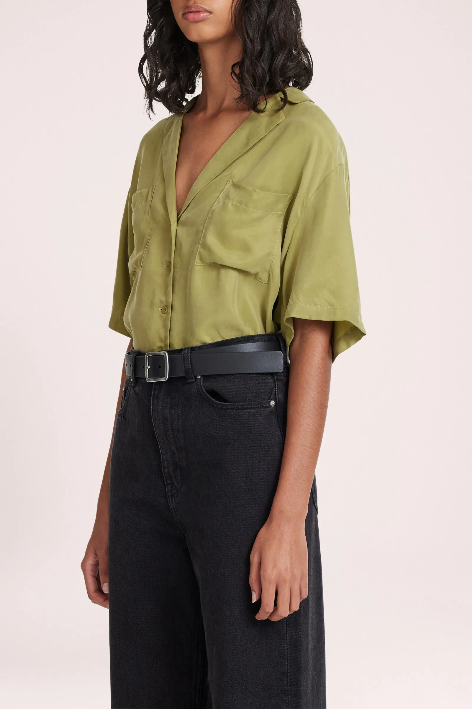 LUCIA CUPRO SHIRT sold by Nude Lucy product image thumbnail 3