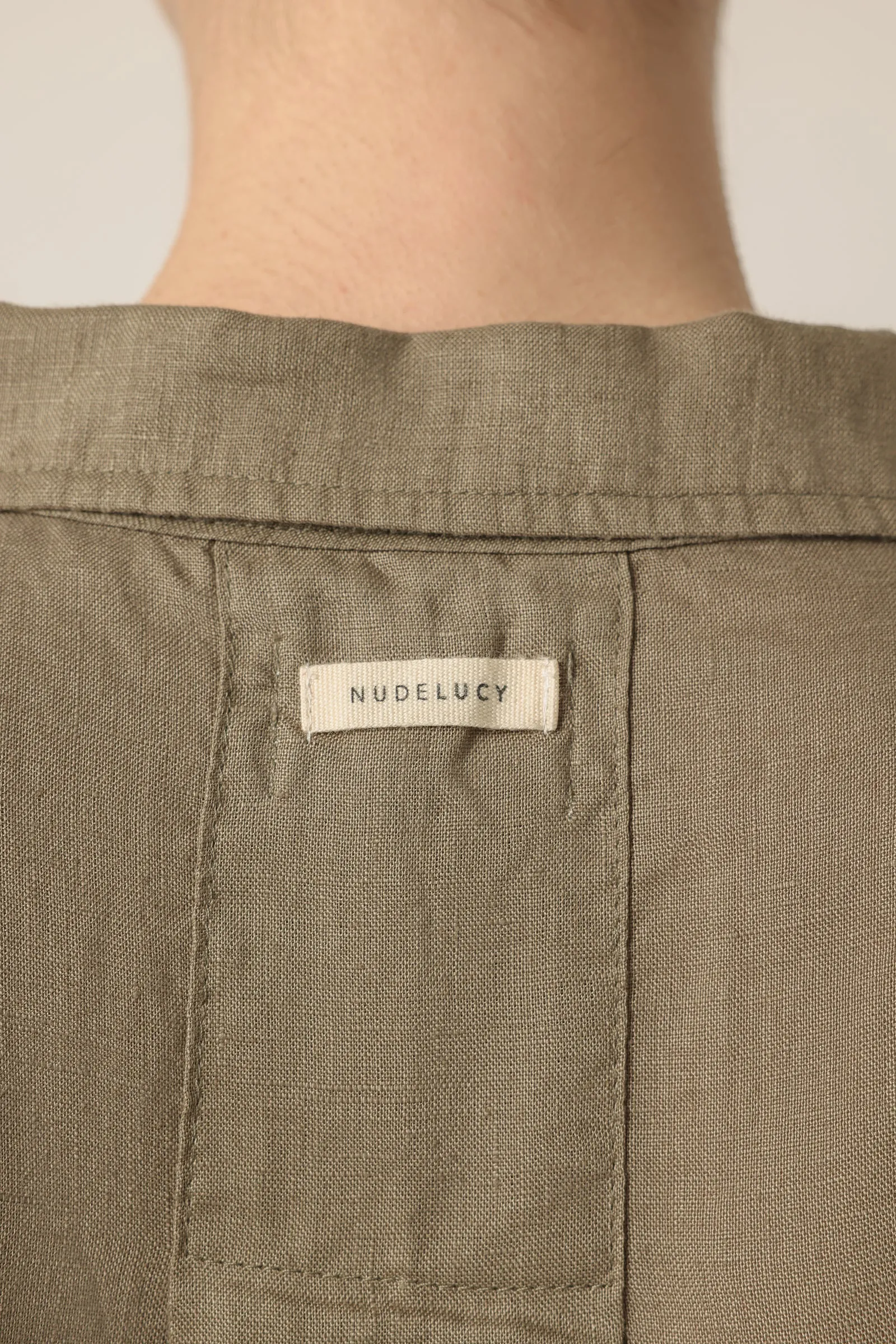 NUDE LINEN LOUNGE SHIRT sold by Nude Lucy product image thumbnail 5