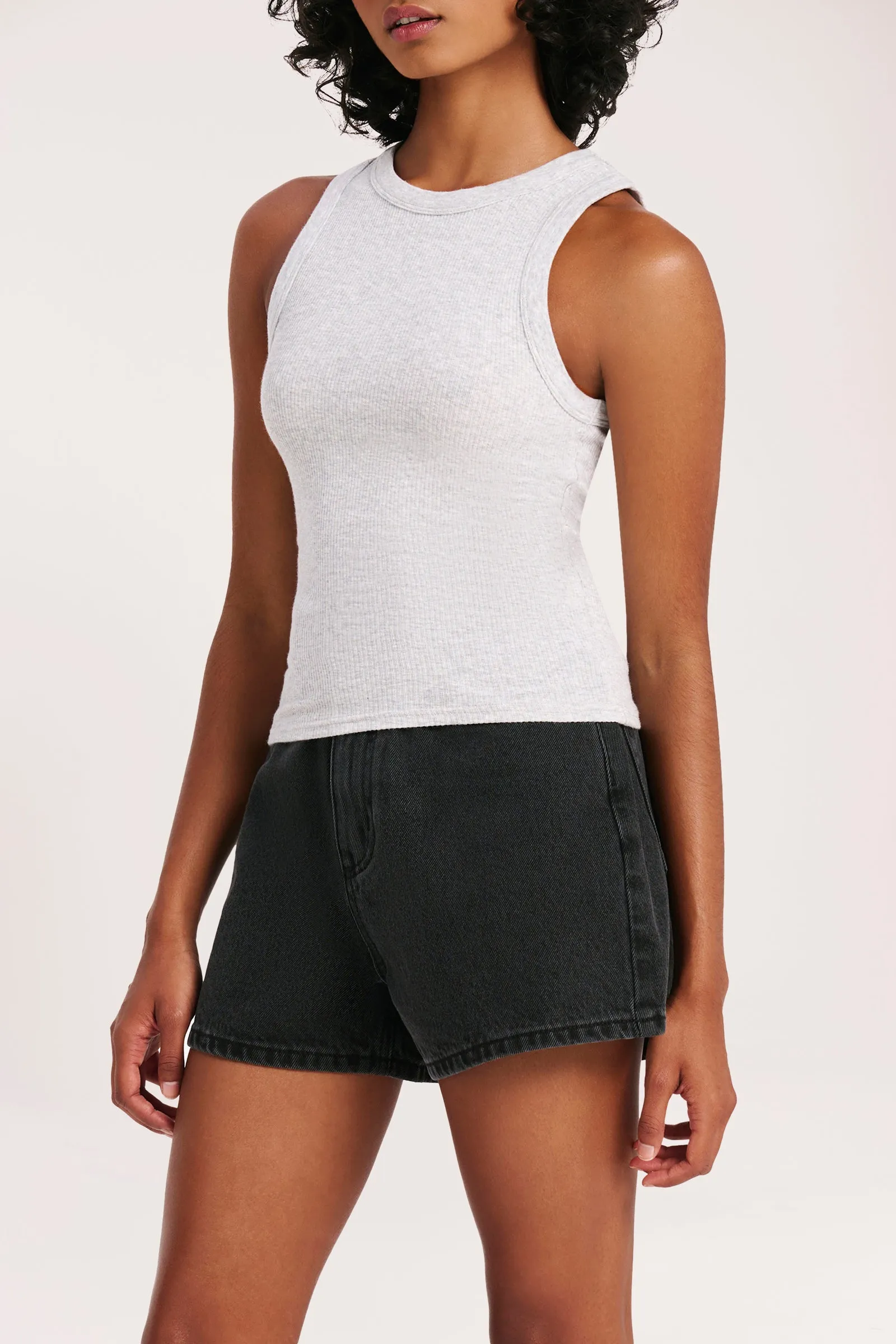 ORGANIC RIB TANK sold by Nude Lucy product image thumbnail 3
