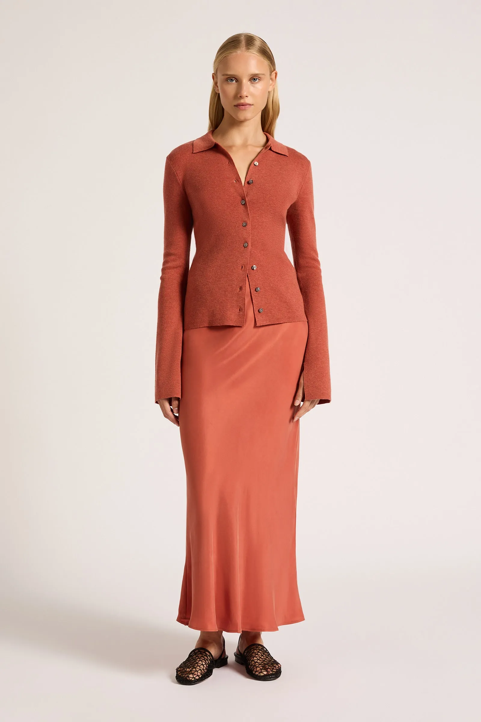 LEA CUPRO SKIRT sold by Nude Lucy