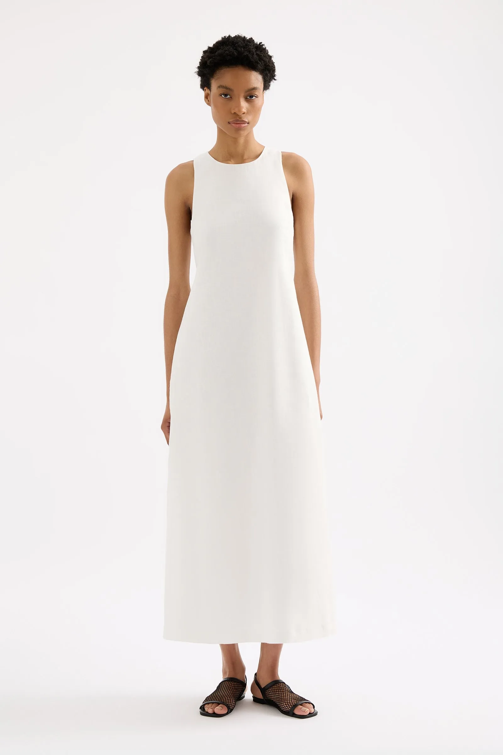 THILDA LINEN MAXI DRESS sold by Nude Lucy product image thumbnail 2