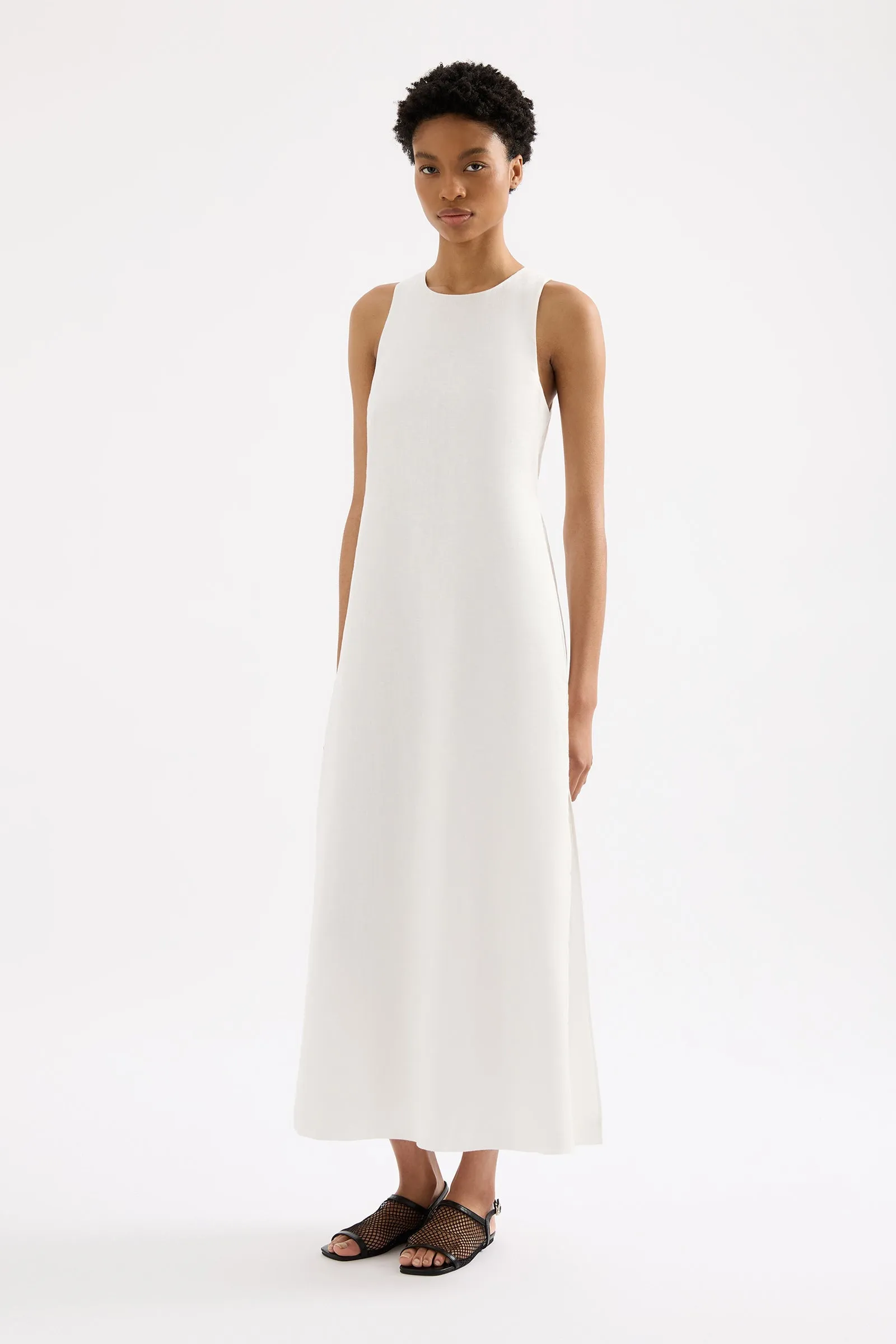 THILDA LINEN MAXI DRESS sold by Nude Lucy product image thumbnail 3