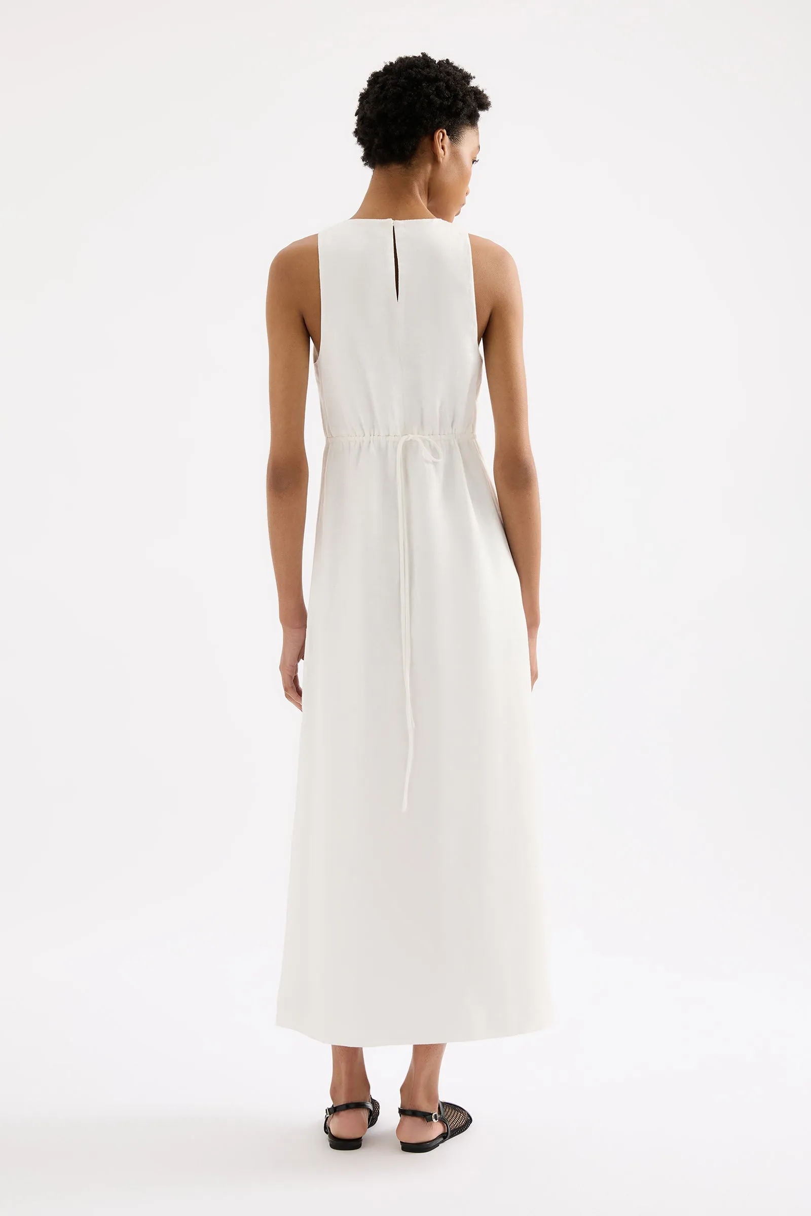 THILDA LINEN MAXI DRESS sold by Nude Lucy product image thumbnail 4