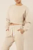CARTER CLASSIC CROP SWEAT sold by Nude Lucy