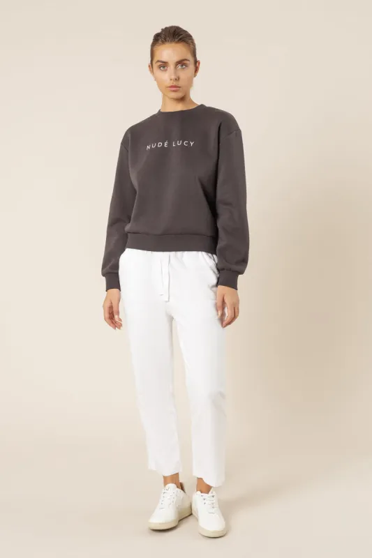 NUDE LUCY SLOGAN SWEAT sold by Nude Lucy