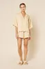 NUDE LINEN LOUNGE SHIRT sold by Nude Lucy