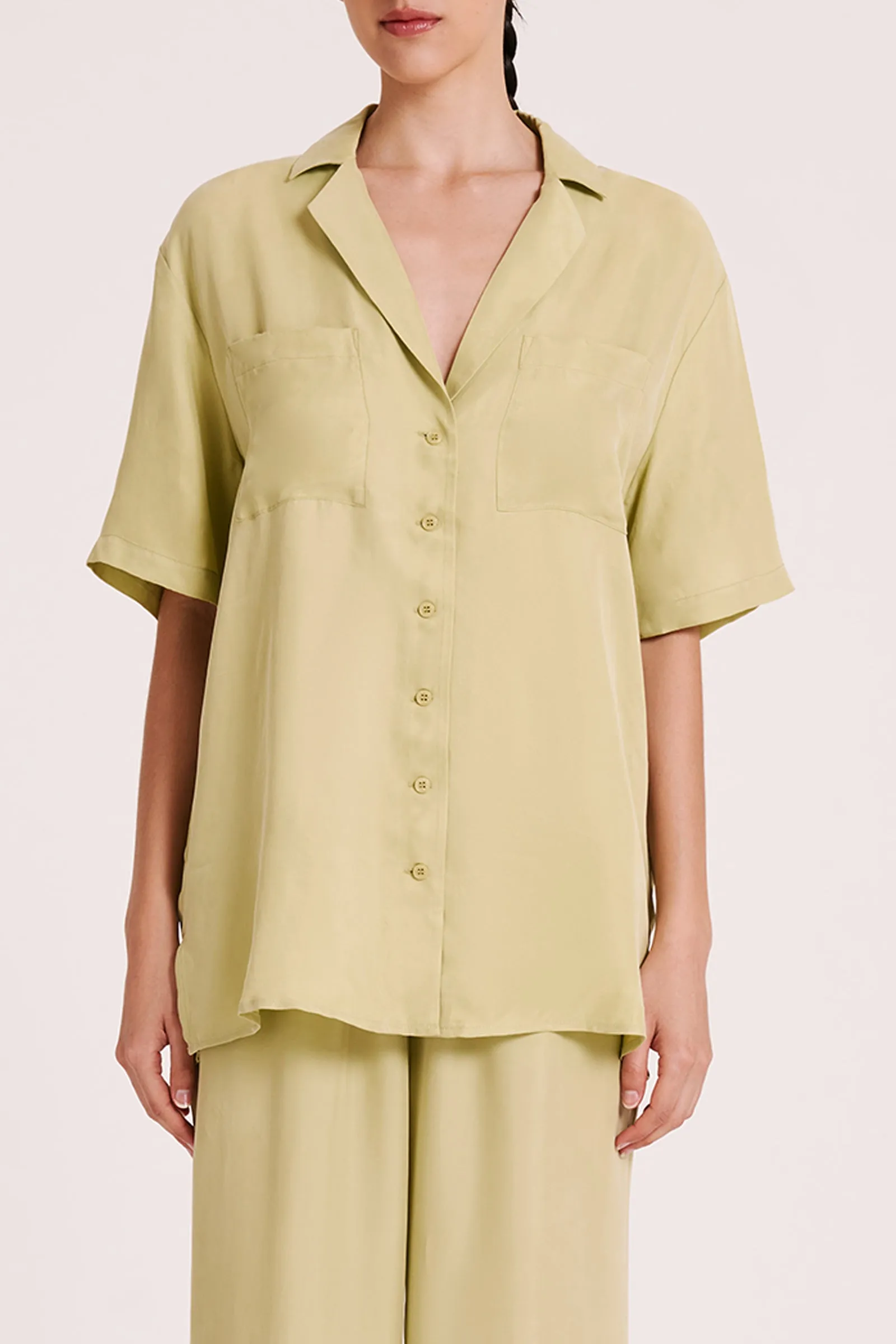 LUCIA CUPRO SHIRT sold by Nude Lucy product image thumbnail 2