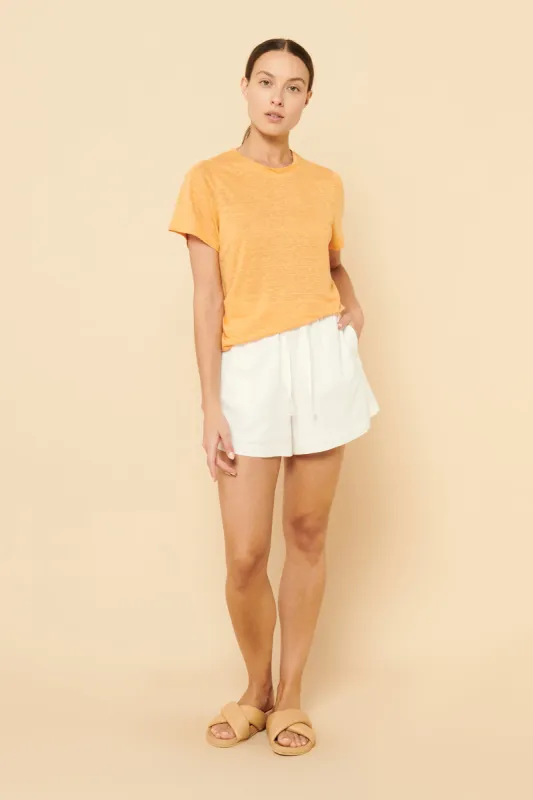 CLARA LINEN TEE sold by Nude Lucy