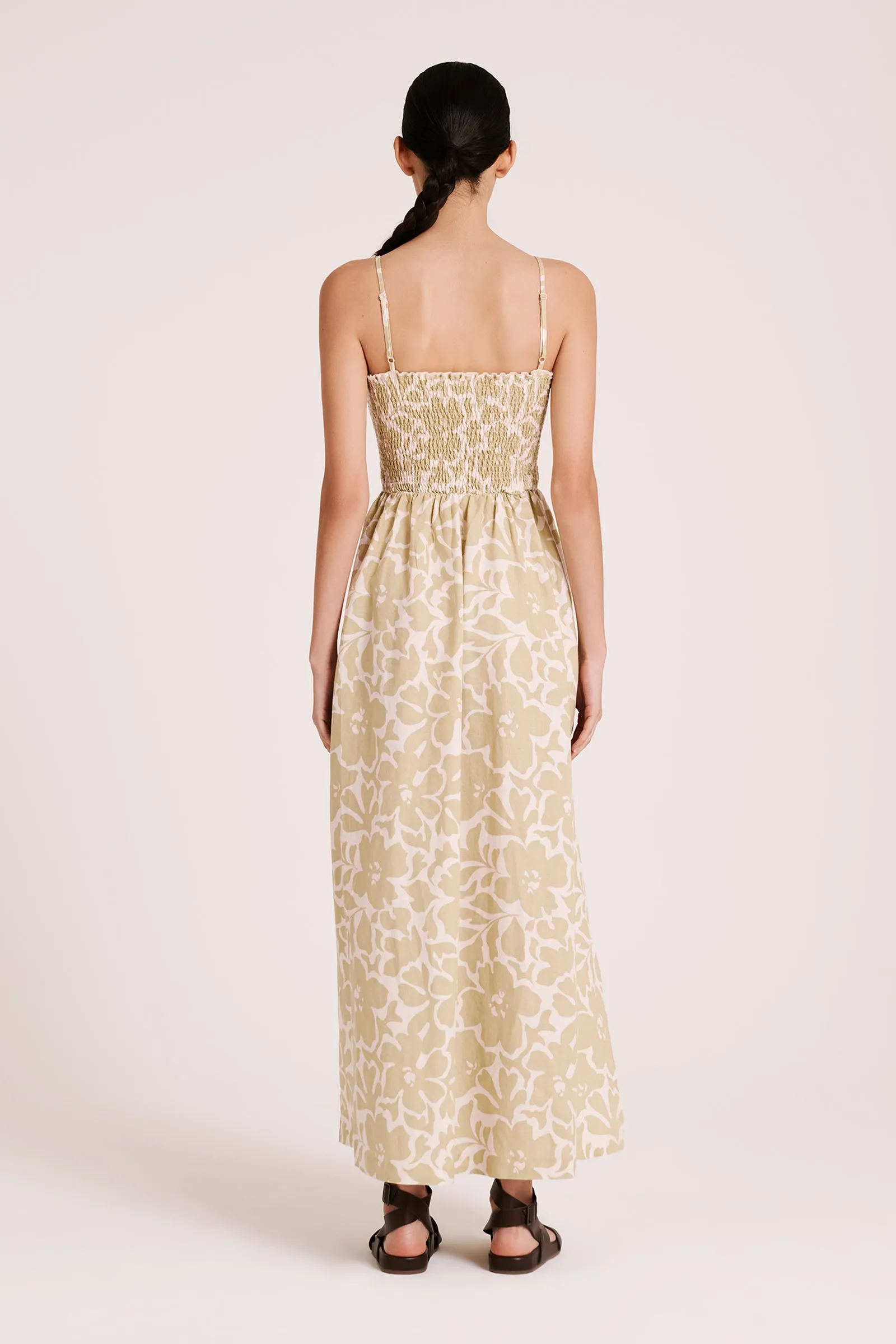 SORAYA SHIRRED MAXI DRESS sold by Nude Lucy product image thumbnail 3