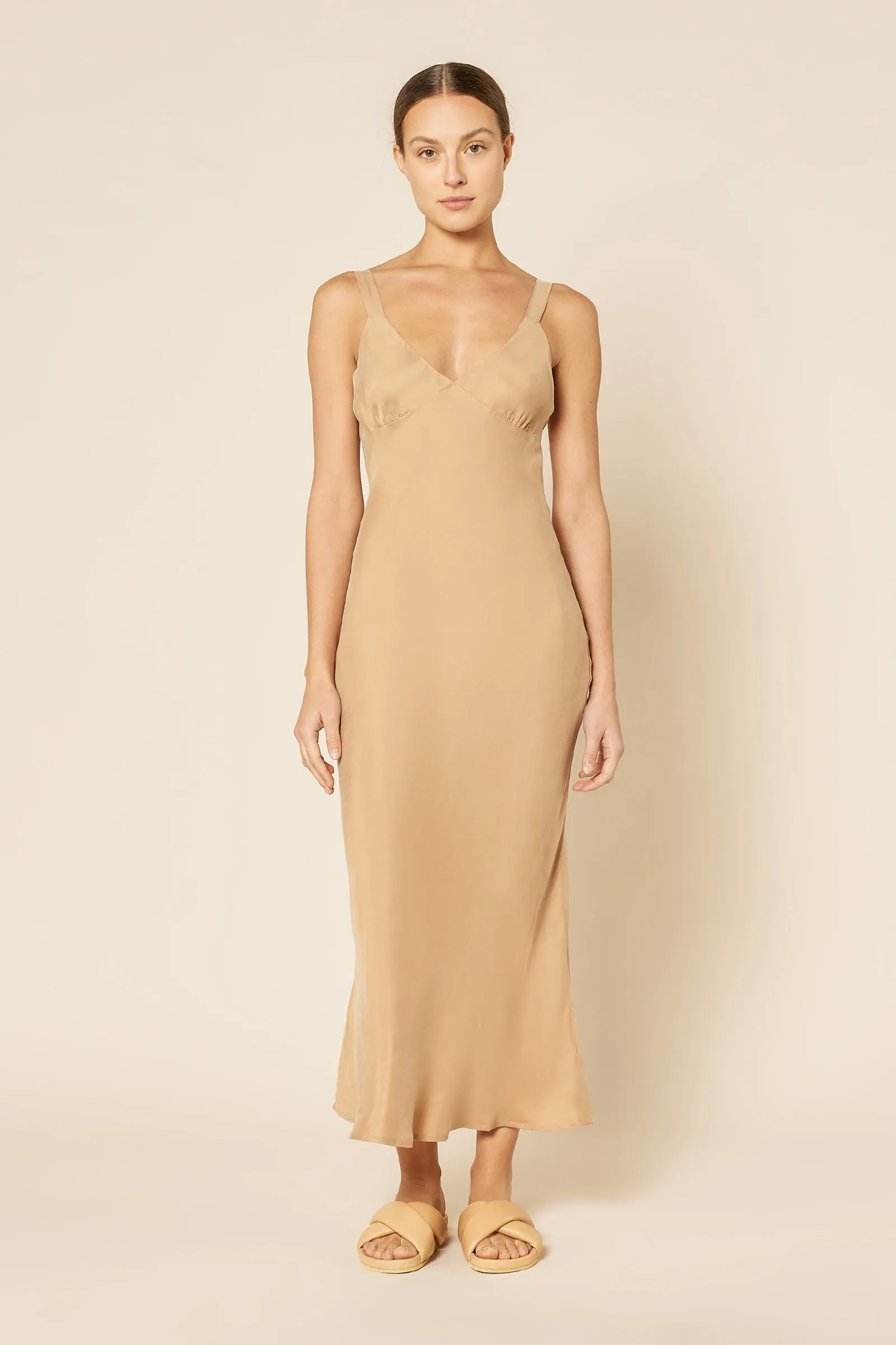 ARIANNE CUPRO SLIP DRESS sold by Nude Lucy