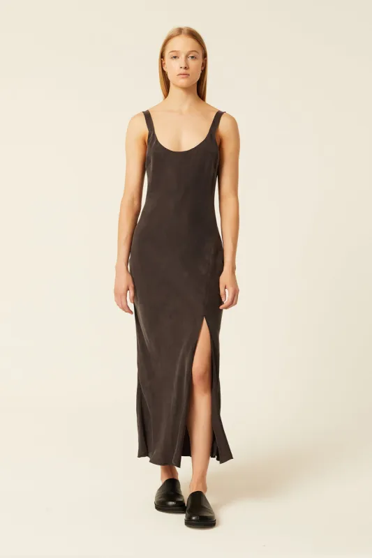 HARLOW CUPRO SLIP DRESS sold by Nude Lucy