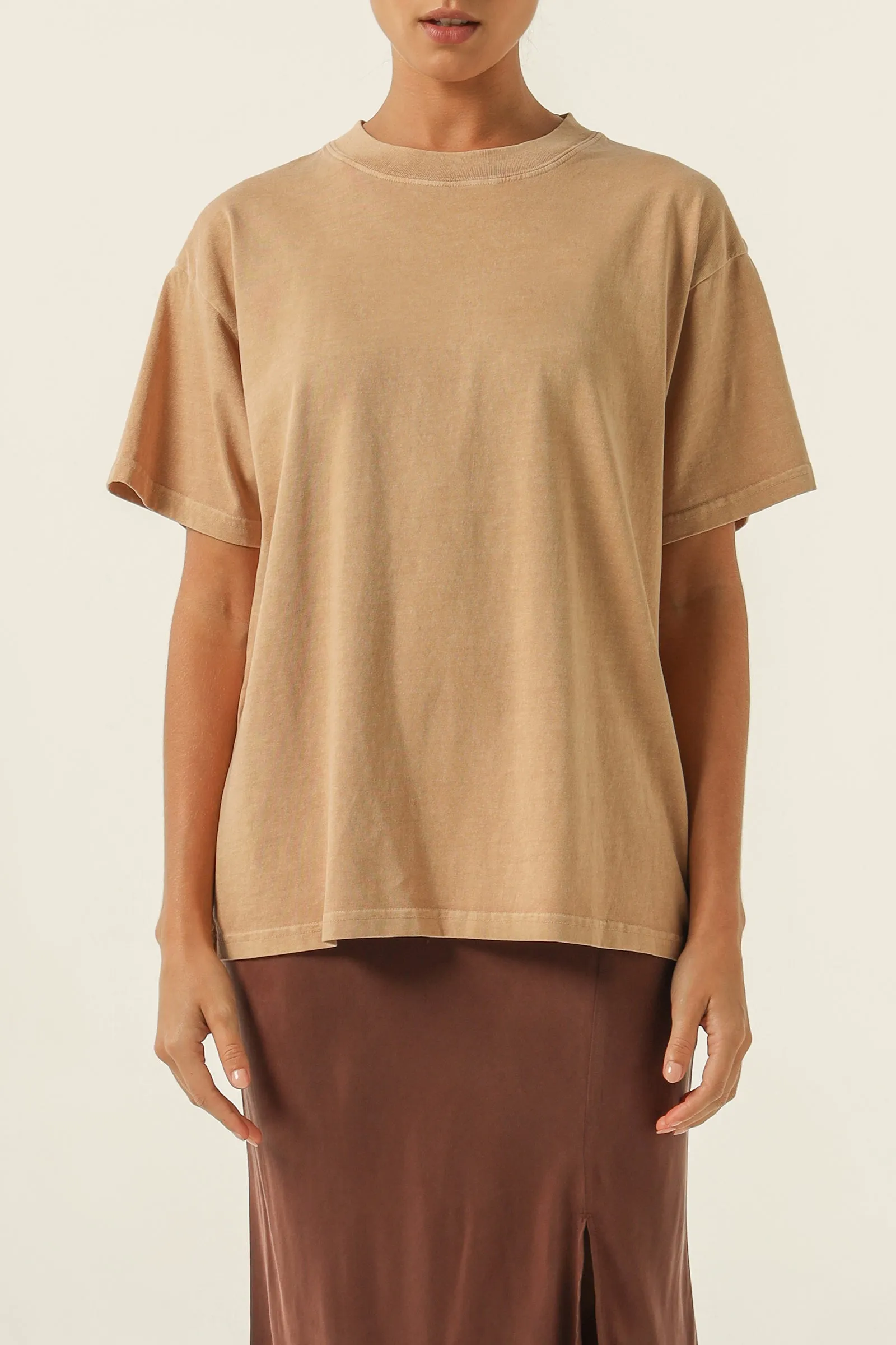 FRANKIE ORGANIC WASHED BF TEE sold by Nude Lucy product image thumbnail 2