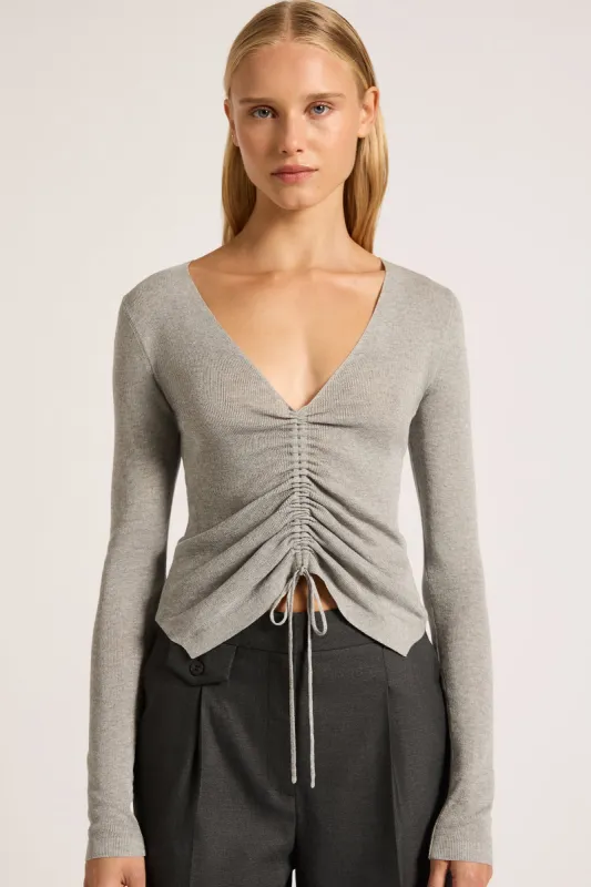 AVRIL LS KNIT TOP sold by Nude Lucy